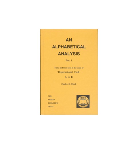 Alphabetical Analysis