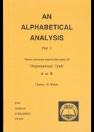 Alphabetical Analysis